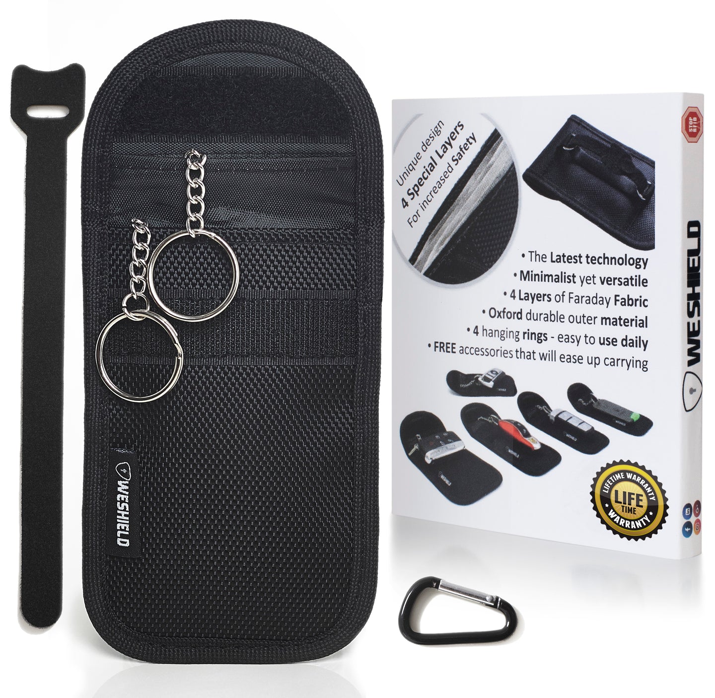 WeShield® Anti theft RFID Faraday Pouch Shield Keyless Car Key Fob  BagWeShield® Do you Own / Lease A Keyless Entry Equipped Vehicle ? Do you  Have Friends or Family That Have or